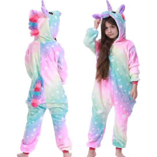 ONESIE DLA DZIECI PIŻAMA KIGURUMI KOSTIUM PRZEBRANIE JEDNOROŻEC 148-158 CM Inna marka