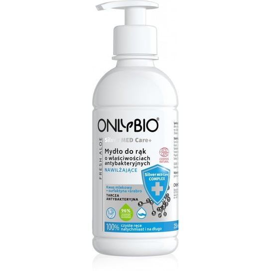 Only Bio Silver Med Care+ Mydło o właściwościach antybakteryjnych nawilżające 250ml Only Bio