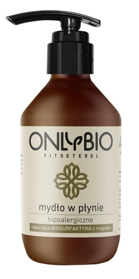 OnlyBio, Fitosterol, hipoalergiczne mydło w płynie z olejem z rzepaku, 250 ml ONLYBIO
