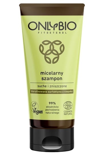 OnlyBio, Fitosterol, micelarny szampon, 200 ml ONLYBIO