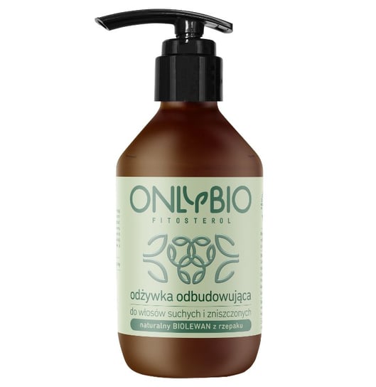 OnlyBio, Fitosterol, odżywka odbudowująca do włosów suchych i zniszczonych z olejem z sezamu, 250 ml Only Bio