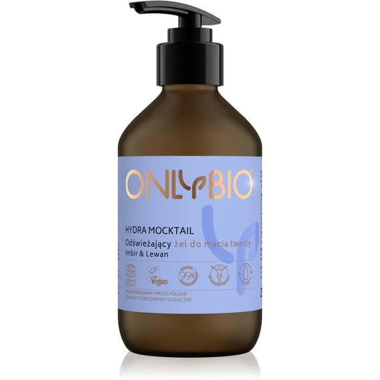 OnlyBio, Hydra Mocktail, Odświeżający żel do mycia twarzy, 250 ml ONLYBIO
