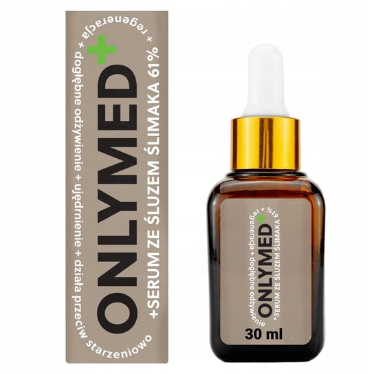 Onlymed, Serum z czystym śluzem ślimaka 61% na trądzik, blizny, zmarszczki, 30ml Onlymed