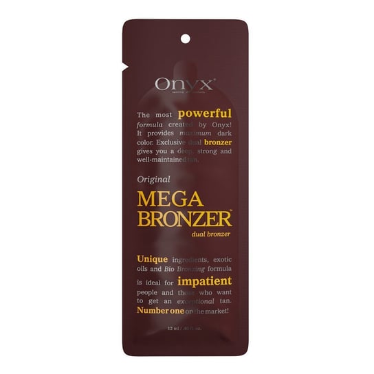 Onyx, Mega Bronzer, balsam brązujący, 12 ml Onyx