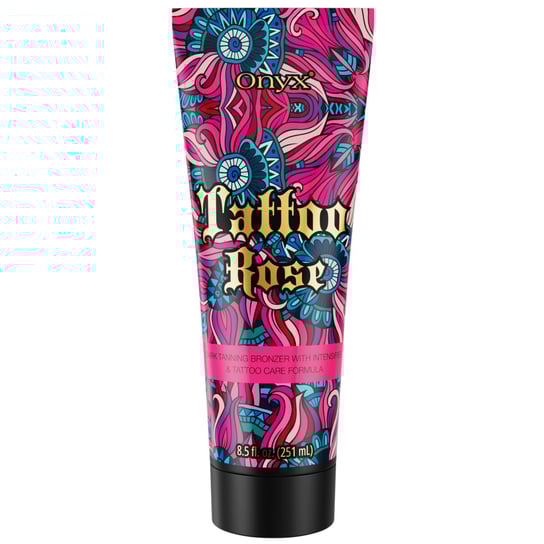 Onyx Tattoo Rose balsam brązujący do opalania dla kobiet z tatuażami 251 ml Onyx