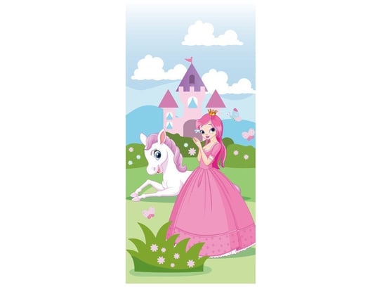Oobrazy, Fototapeta, Księżniczka w różowej sukience, 95x205 cm Oobrazy