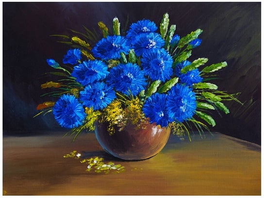 Oobrazy, Fototapeta, Kwiaty w wazonie, 200x150 cm Oobrazy