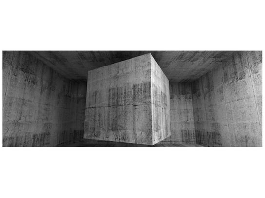 Oobrazy, Fototapeta, Latająca betonowa kostka 3d, 268x100 cm Oobrazy
