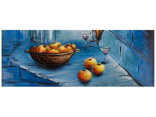 Oobrazy, Fototapeta, Martwa natura z jabłkami, 268x100 cm Oobrazy
