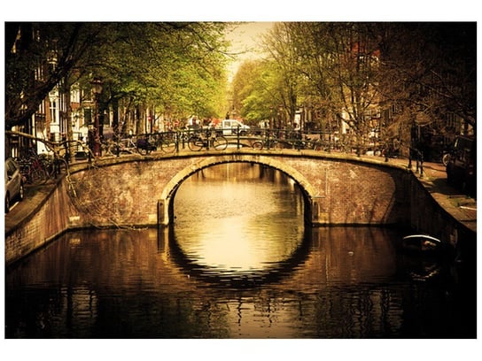 Oobrazy, Fototapeta, Most w Amsterdamie, 200x135 cm Oobrazy