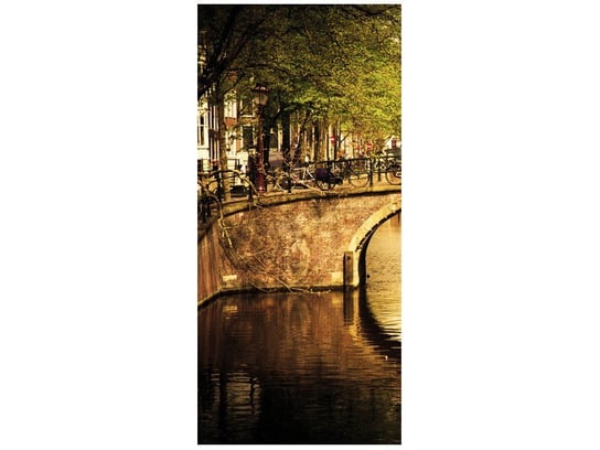 Oobrazy, Fototapeta, Most w Amsterdamie, 95x205 cm Oobrazy