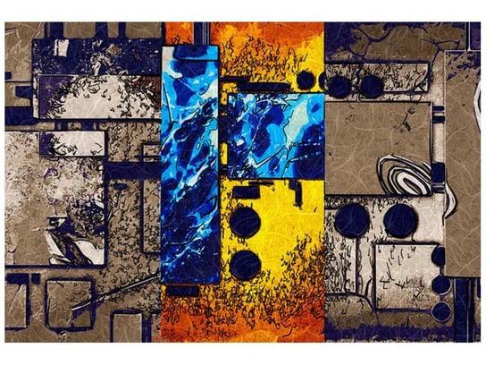 Oobrazy, Fototapeta, Niebieskie dodatki, 200x135 cm Oobrazy