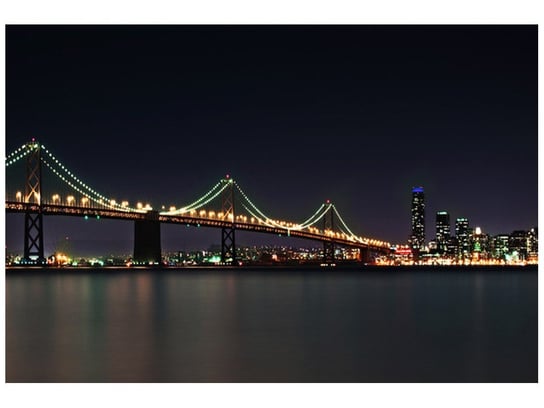 Oobrazy, Fototapeta, Nocne zdjęcie mostu - Tanel Teemusk, 200x135 cm Oobrazy