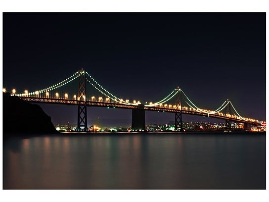 Oobrazy, Fototapeta, Nocne zdjęcie mostu - Tanel Teemusk, 200x135 cm Oobrazy