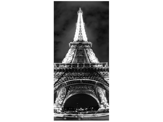 Oobrazy, Fototapeta, Nocne zdjęcie Paryża, 95x205 cm Oobrazy