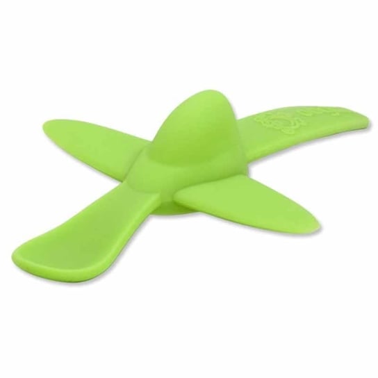 Oogaa, Silikonowa łyżeczka do karmienia, Zielony samolot oogaa