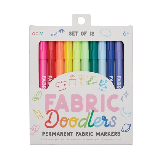 Ooly, Flamastry do Tkanin, Fabric Doodlers Ooly