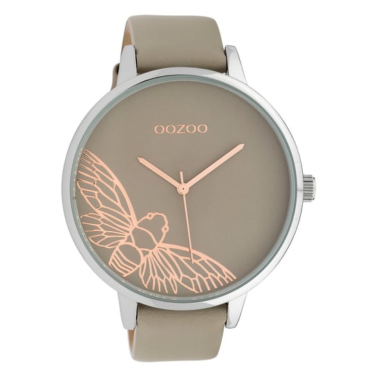 Oozoo damski zegarek na rękę brązowa skóra C10077 Timepieces damski analogowy zegarek kwarcowy UOC10077 Oozoo