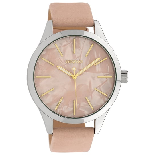 Oozoo damski zegarek na rękę różowa skóra C10072 Timepieces damski analogowy zegarek kwarcowy UOC10072 Oozoo