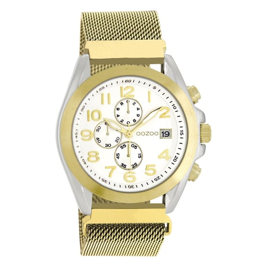Oozoo damski zegarek na rękę Timepieces Analog Metal złoty UOC10730 Oozoo