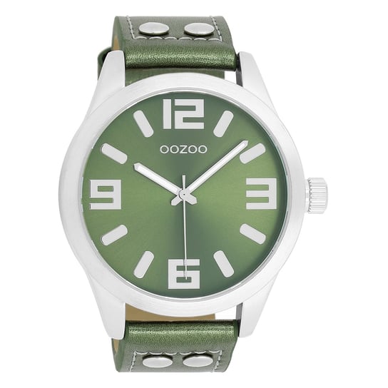 Oozoo damski zegarek na rękę Timepieces Analog skóra zielony UOC1081A Oozoo