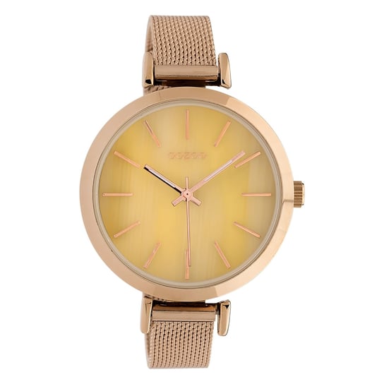 Oozoo damski zegarek na rękę Timepieces Analogowy Metal różowe złoto UOC10470 Oozoo