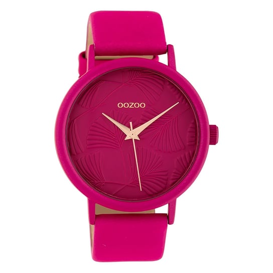 Oozoo damski zegarek na rękę Timepieces analogowy skóra różowy UOC10399 Oozoo