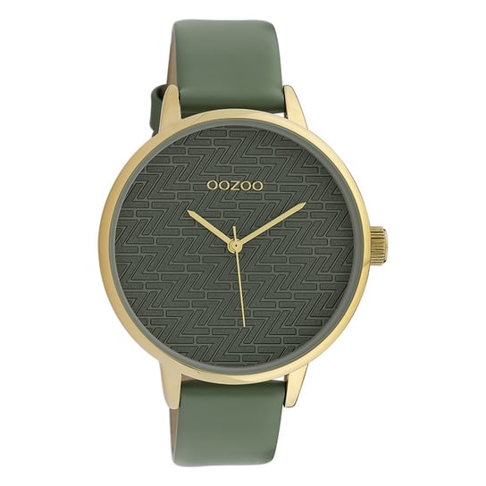 Oozoo damski zegarek na rękę Timepieces analogowy skóra zielony UOC10248 Oozoo