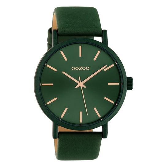Oozoo damski zegarek na rękę Timepieces analogowy skóra zielony UOC10453 Oozoo