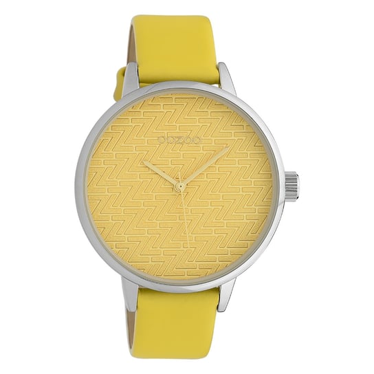 Oozoo damski zegarek na rękę Timepieces analogowy skóra żółty UOC10244 Oozoo