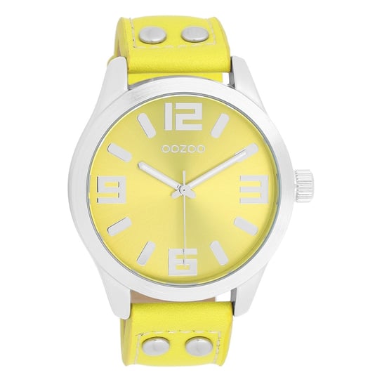 Oozoo damski zegarek na rękę Timepieces analogowy skóra żółty UOC1071A Oozoo