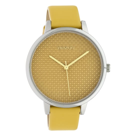 Oozoo damski zegarek na rękę Timepieces analogowy skórzany żółty UOC10590 Oozoo