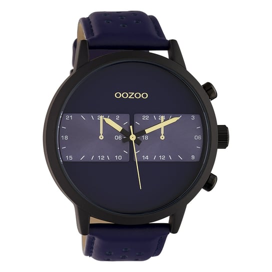 Oozoo męski zegarek na rękę Timepieces analogowy stal nierdzewna granatowy UOC10515 Oozoo