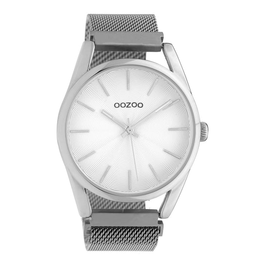 Oozoo Unisex Zegarek na rękę Timepieces Analog Metal srebrny UOC10693 Oozoo