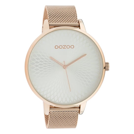 Oozoo Unisex Zegarek na rękę Timepieces Analogowy Metal różowe złoto UOC10552 Oozoo