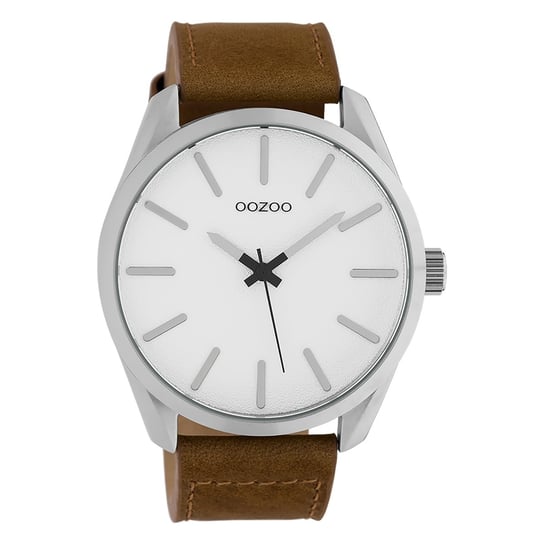 Oozoo Unisex Zegarek na rękę Timepieces Analogowy Skóra brązowy UOC10320 Oozoo