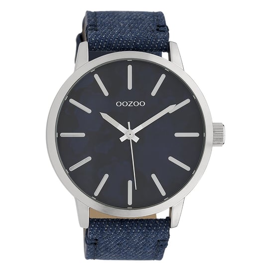 Oozoo Unisex Zegarek na rękę Timepieces analogowy Tekstylny niebieski UOC10002 Oozoo