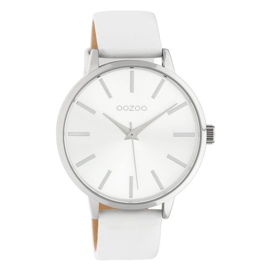 Oozoo Zegarek na rękę biała skóra C10610 Timepieces damski analogowy zegarek kwarcowy UOC10610 Oozoo