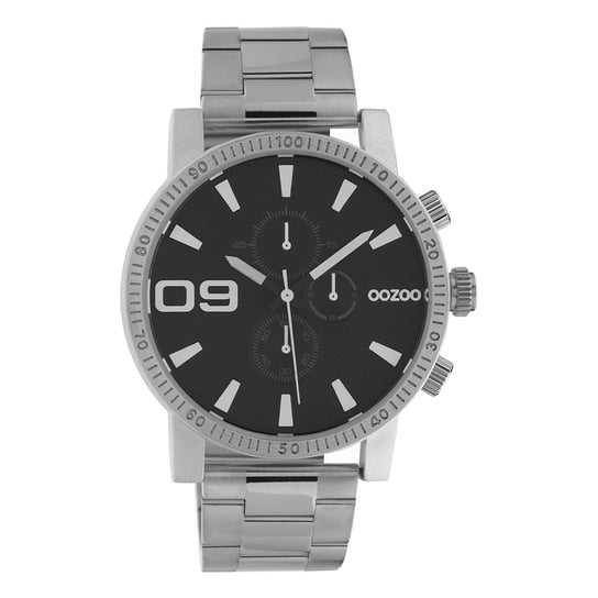 Oozoo Zegarek na rękę srebrny stal szlachetna C10706 Timepieces męski analogowy zegarek kwarcowy UOC10706 Oozoo