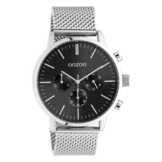 Oozoo Zegarek na rękę srebrny stal szlachetna C10913 Timepieces Unisex Analog UOC10913 Oozoo