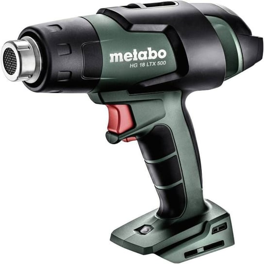 Opalarka 18V HG 18 LTX 500 (bez akumulatora i ładowarki) + skrzynka METABOX - METABO - 610502840 Metabo