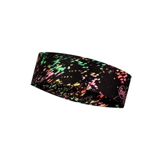 Opaska BUFF CoolNet® UV+ Headband Slim SPECKLE BLACK Buff