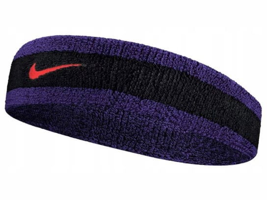 Opaska Frotka na głowę czoło NIKE Headbeand Black/Purple/Chile Red Nike