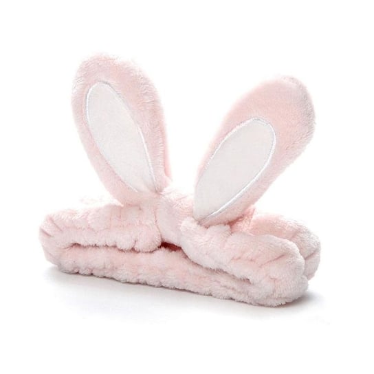 Opaska kosmetyczna królicze uszy różowa Inna marka