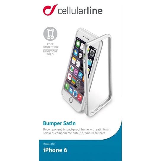 Opaska na Apple iPhone 6 CELLULAR LINE Bumper Satin CELLULAR LINE