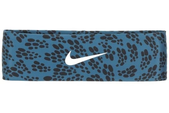 Opaska na głowę NIKE Dri-FIT FURY 3.0 printed blue Nike
