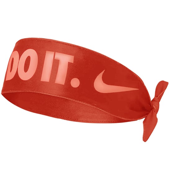 Opaska na głowę Nike Dri-Fit Tie czerwona N1003463643OS Nike