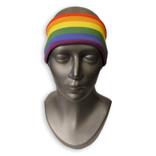 Opaska na głowę tęcza LGBT z polarem unisex L Sartrix