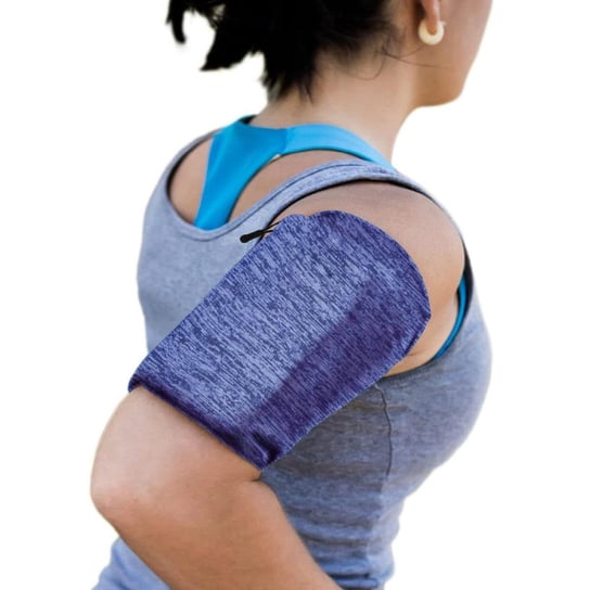 Opaska na ramię do biegania ćwiczeń fitness armband L granatowa Inna marka