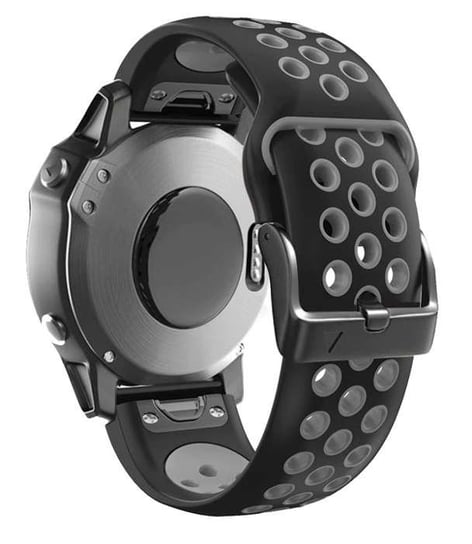 Opaska Pasek Bransoleta Dotsband Garmin Fenix 5/5+/6/6 Pro/7 Czarno-Szara Bestphone